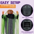 thumbnail image 6 of Joyfy Halloween Decorations Outdoor, 6 FT Light Up Animated Scary Decorations Pumpkin Ghost with Sound Activation,Animatronics Pumpkin Decorations for Haunted House Prop Yard Decor, 6 of 10