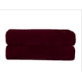 thumbnail image 3 of Diplomat Beach Towels 100% Cotton Terry Velour, 30x60 2-Pack (Burgundy Pms 505-C) 11.0 lbs per doz 100% Cotton, 3 of 6