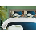 thumbnail image 4 of Ambesonne Western Duvet Cover Set, Horseshoe Hat Antique, Queen, Blue Brown and Beige, 4 of 6