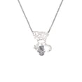 thumbnail image 2 of Delight Jewelry Silvertone Perfect Star with Crystal Silvertone Dream Big Pendant Necklace, 25", 2 of 4