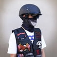 thumbnail image 3 of Casco de Motocicleta VCOROS de Fibra de Carbono Medio Rostro L Negro, 3 of 8
