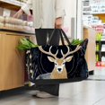 thumbnail image 6 of Elk Deer Premium Oxford Cloth Shopping Bags: Reusable, Foldable, and Spacious - Ideal Laundry Basket, Picnic Basket, and Laundry Bag, 6 of 7