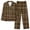 Brown, variant on Wancir Women 2 Piece Christmas Pajamas Set Cute Bow Long Sleeve Shirts Pants Graphic Pjs Sets Xmas Jammies