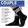 thumbnail image 6 of YAYUBA Funny Socks for Men Women Funny Husband Gifts for Anniversary - Stocking Stuffers for Dad, Mom, Grandpa & Sister, Valentine's Day, Wedding Gift, 6 of 9