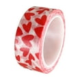 thumbnail image 4 of WHAMVOX  5 Rolls Paper Tape Dahong Love DIY Decorative Adhesive for Crafts, 4 of 8