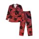 thumbnail image 1 of Fotbe Bats And Spiders Pijama de Hombre con Estampado de Manga Larga, Conjunto de 2 Piezas, Ropa de Dormir Suave y Cómoda con Bolsillos-X-Large, 1 of 7