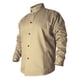 thumbnail image 1 of Black Stallion Chaqueta de soldadura de algodón resistente al fuego de color caqui Revco BSX BXTN9C de manga larga para hombre Grande Marrón Grande EE. UU., 1 of 2