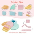 thumbnail image 5 of Advwin 12 Pcs Foam Climbing Blocks Set with Ball Pit for Toddlers, Soft Indoor Baby Playset for Crawling and Active Play, Multi Colors, 5 of 11