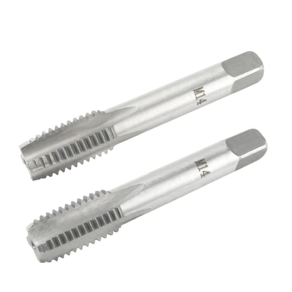 M14X2 Hand Tap Right Hand, M14 X 2mm Metric Threading Hand Tap 1Pair