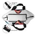 thumbnail image 4 of Balery Abstract Colorful Skull Art Bolsa Tote Estilo Estético con Cremalleras, Bolsa de Hombro, Bolsa de Compras Grande y Plegable, 4 of 8