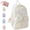 Cream, variant on Rosy Posy Backpack, Large Capacity Waterproof Drawstring Backpack with Cute Pendant & Comfortable Straps for School Travel