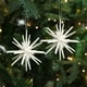 thumbnail image 4 of Adorno para árbol de Navidad | Estallido de estrella transparente blanco champán • PVC plástico • 12x12cm • Decoración navideña ligera colgante • Acabado con purpurina • Diseño exquisito, 4 of 6