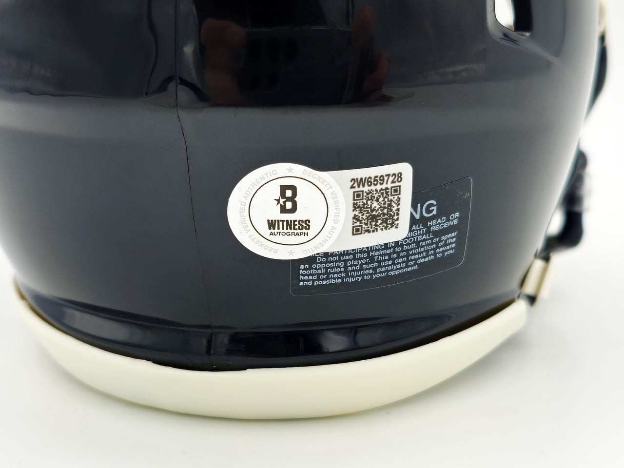 Darius Slay Jr. Autographed Philadelphia Eagles 2022 Alternate Black Speed Mini Helmet Beckett BAS Witness 238576