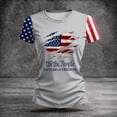 thumbnail image 5 of Youpwaven Women's 250th Anniversary USA Graphic T-Shirt, 2026 "We The People" Mismatched Sleeve Tee, Patriotic Ripped Flag Celebration Shirt, Independence Day Apparel, 5 of 6