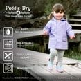 thumbnail image 2 of JAN & JUL Kids Rain Jacket for Boys and Girls, Waterproof Windproof Raincoat (Yellow, 8 Years), 2 of 7