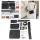 thumbnail image 4 of Kit completo para hacer un bolso bandolera de cuero hecho a mano para mujer Negro, 4 of 8