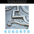 thumbnail image 3 of Artistic 3D ceiling tiles Suspended Wall Panels for Flower Boutique PL15 Antique tin 10Pcs/pack, 3 of 9