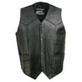 thumbnail image 5 of Event Leather EL5310 Black Motorcycle Leather Vest for Men - Riding Club Adult Motorcycle Vests Small, 5 of 10