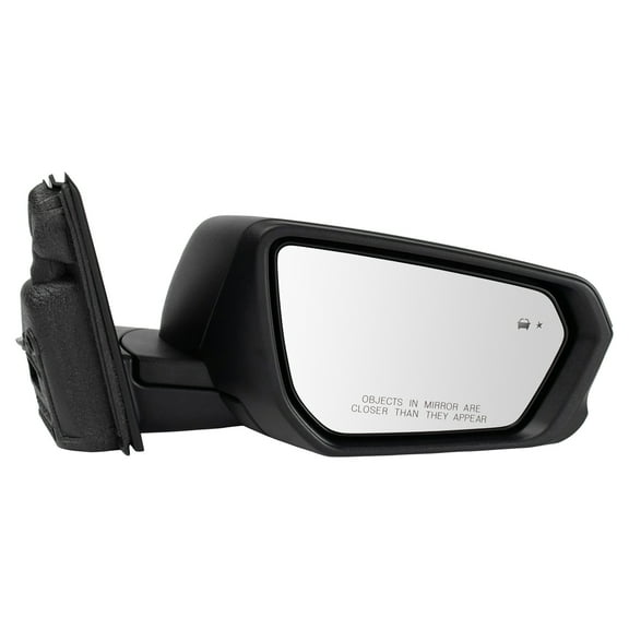 TRQ Side View Mirror Power Heated Blind Spot Turn Signal Texture RH for GM MRA04560
