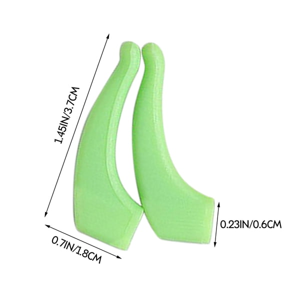 1Pair Eye Glasses Ear Grippers, Anti-Slip Glass Ear Hook,Comfort Silicone Eyeglasses Ear Cushion for Behind the Ear for Glasses Sunglasses,Glasses Retainers for Prevent Glasses Slipping(Green)