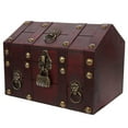 thumbnail image 1 of Wooden Jewelry Organizer Retro Jewelry Case Earring Necklace Storage Box Gift Box, 1 of 8