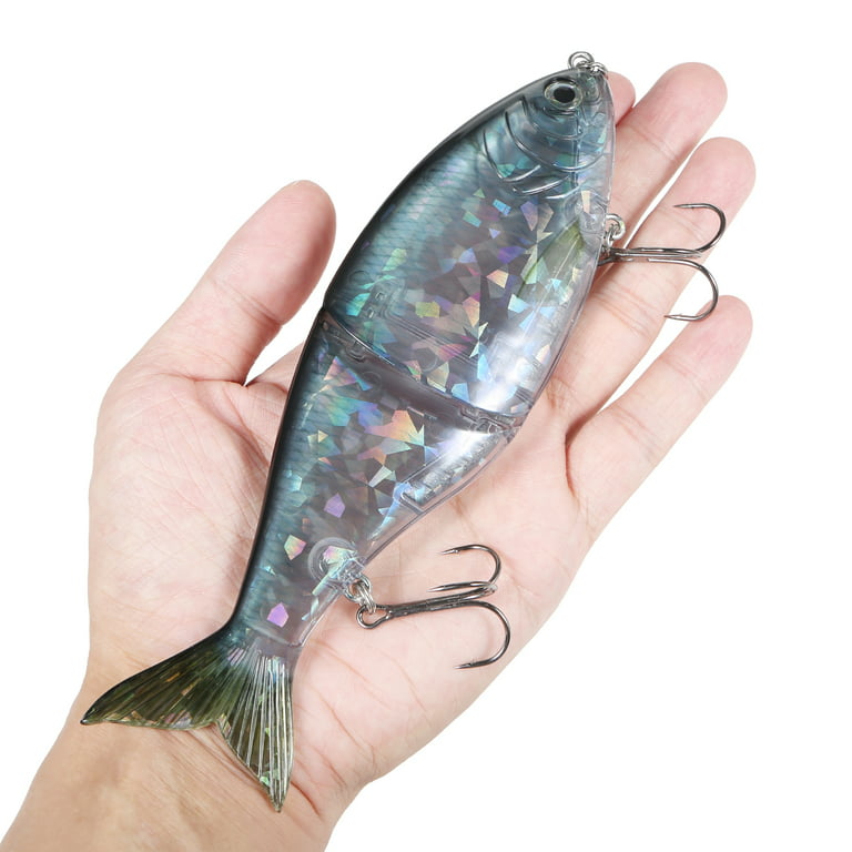 Taruor Taruor Glider Fishing Lures 178mm Glide Bait Jointed Swimbait Artificial Hard Baits Lures with Treble Hooks, Size: Color 12, Other