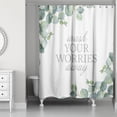 thumbnail image 2 of Creative Products Wash Your Worries Away 5 71x74 Shower Curtain, 2 of 2