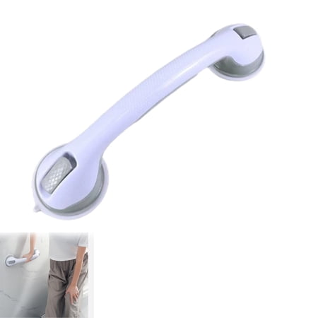 Non-Slip Safety Suction Cup Handrails for Seniors, Shower Grab Bars for Bathtub and Bathroom Wall, Heavy Duty No Drilling Required
