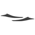 thumbnail image 4 of Aramox 2Pcs Carbon Fiber Style Bumper Fin Lip Splitter Diffuser Rubber Spoiler Universal Car Modification Body Parts, 4 of 8