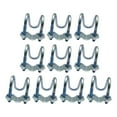 thumbnail image 2 of 10Pcs Crosses Pipe Clamp Double Screw Bolt Horizontal Vertical Connector Metal Steel Pipes Connector Fixator, 2 of 7