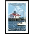 thumbnail image 2 of Art.com Roanoke Marshes Lighthouse - Outer Banks, North Carolina Art Print by Lantern Press, Black Frame Wall Art, 32" x 44", 2 of 5