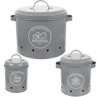 .com : Storage for Potatoes and Onions  Cereal storage, Onion storage,  Food storage containers