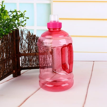 

Sports 1L Drink Water Bottle Kettle PET Sport Picnic Red