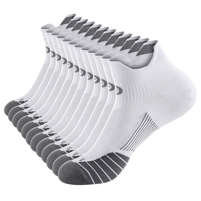 Calcetines de compresión para correr PAPLUS para hombre y mujer (6 pares)