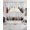 Grey, variant on Grey Christmas Tree Swag Kitchen Curtains Sets for Windows 24 Inch Length, Xmas Trees Winter Snowflake Gray Short Window Curtain Panels Swags Valances and Tiers 3 Piece Set for Cafe/Dining Room
