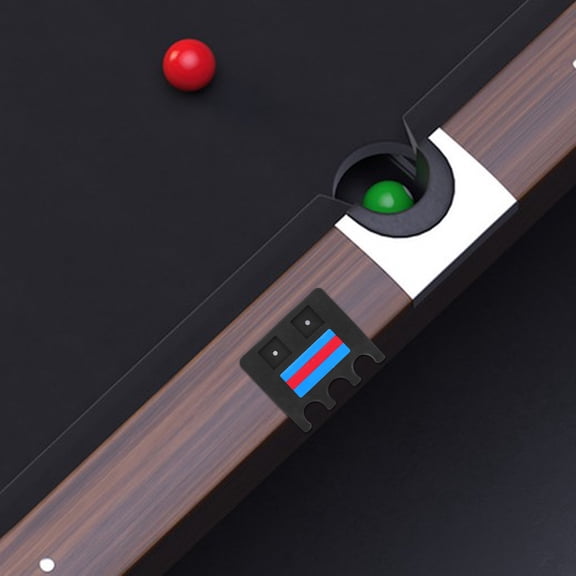 TABLZONE Multi-Hole Billiard Cue Rack with Metal and Plastic Construction for Home Pool Table Storage and Accessories