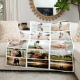 thumbnail image 6 of Personalized Gifts for Mom Dad, Custom Throw Blankets with Photos, Customized Gifts for Women Men Family Friend Girlfriend on Birthday Christmas Mothers Fathers Day Valentines Day, 6 of 6