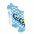 thumbnail image 6 of Powerpuff Girls 884289 The Powerpuff Girls Checkered Womens Ankle Socks - 6 Pair per Pack, 6 of 6