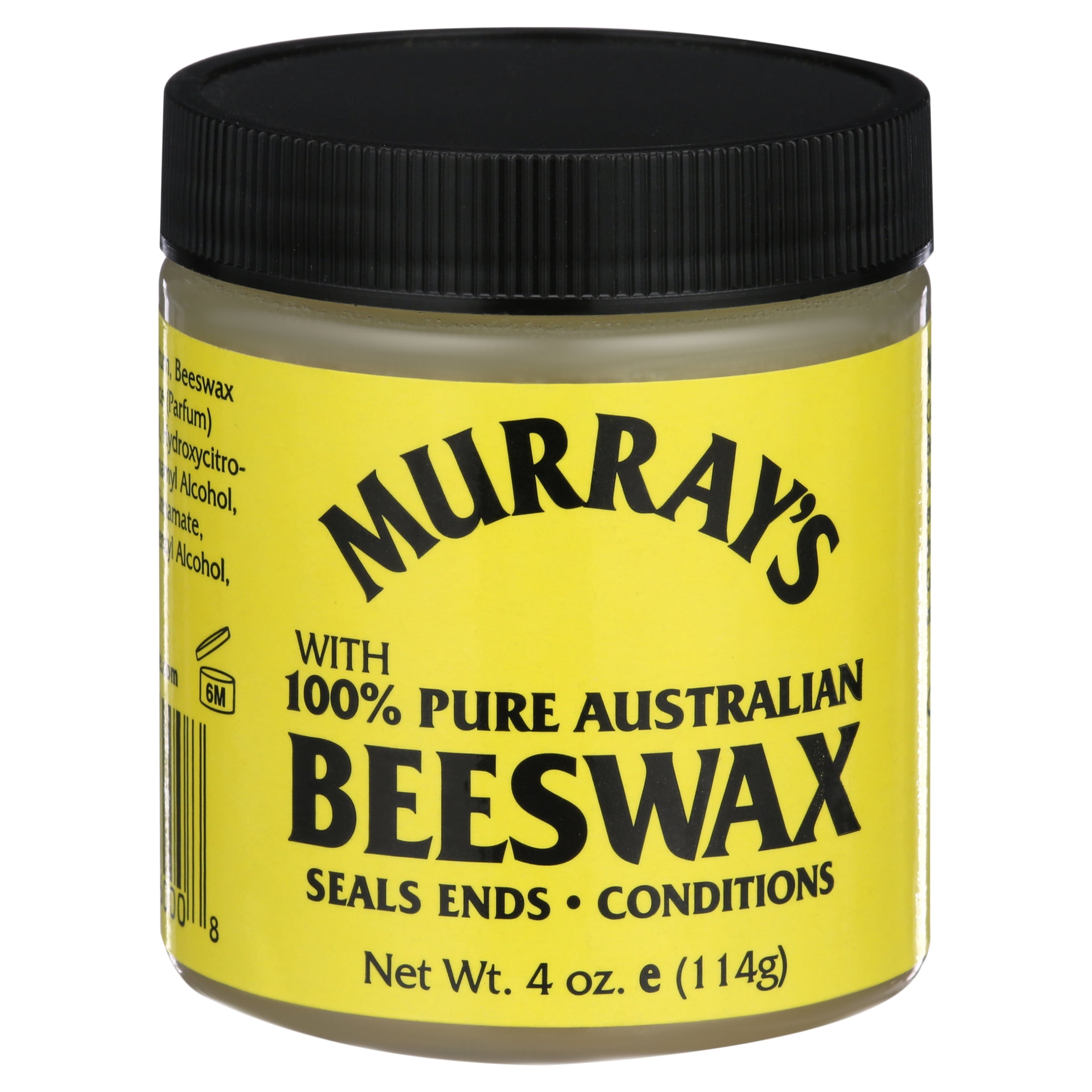 4 Jars of Murray's 100% Pure Australian Beeswax Seals Ends & Conditions 4oz  NEW
