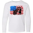 thumbnail image 3 of Inktastic Liberty Flag Long Sleeve Youth T-Shirt, 3 of 5