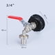 thumbnail image 3 of Kenally Adaptador de grifo de tanque IBC, conector de rosca de 3/4 pulgadas, piezas de ajuste de válvula de repuesto Medidores de medidas dimensionales Kenally TO003366-00, 3 of 6