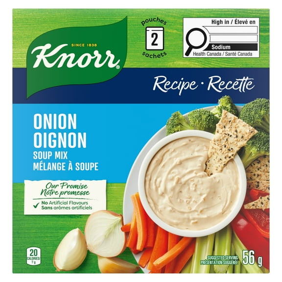 Knorr Recipe Onion Soup Mix 2 Pouches-56g/2 oz