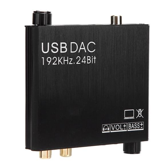 DAC Converter, Optical Audio Changer 3.5mm Stereo Sound Output Digital To Analog Adjustable for Audio Conversion