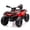 red, variant on Kids Electric ATV, Licensed Bombardier 4WD Ride-On Quad with 4 x 200W Motors, 2 Seats, LED Headlights, Music, USB Port, Suspension, and 5 MPH Max Speed