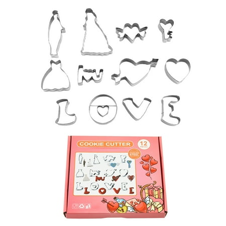 

Gureui Stainless Steel Cookie Cutter Set Fruit/ Valentine s Day/ Christmas/ Halloween Themed Baking Molds