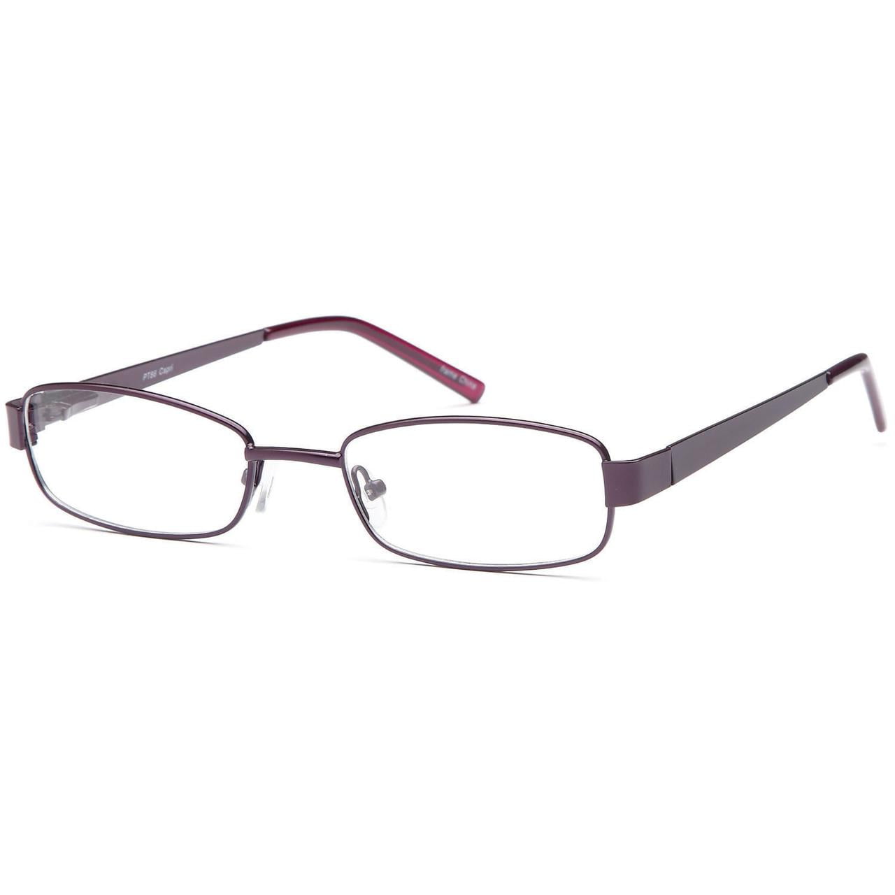 Women's Eyeglasses 50 18 135 Purple Metal Generic Brand