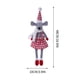 thumbnail image 3 of Muñeca de Ratón de Patas Largas de Tela a Cuadros Navideña, Pareja de Muñecas de Ratón, Decoración Navideña, 3 of 7