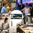 thumbnail image 6 of Japanese Ocean Waves Large Gaming Mouse Pad,Waterproof Desk Mat for Desktop,Non-Slip Rubber Base Mousepad with Stitched Edges for Laptop Office and Home 35.4X15.7 Inch, 6 of 7
