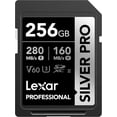 thumbnail image 1 of Tarjeta SD Lexar 256GB UHS-II Silver Pro V60 280MB/s, 1 of 2
