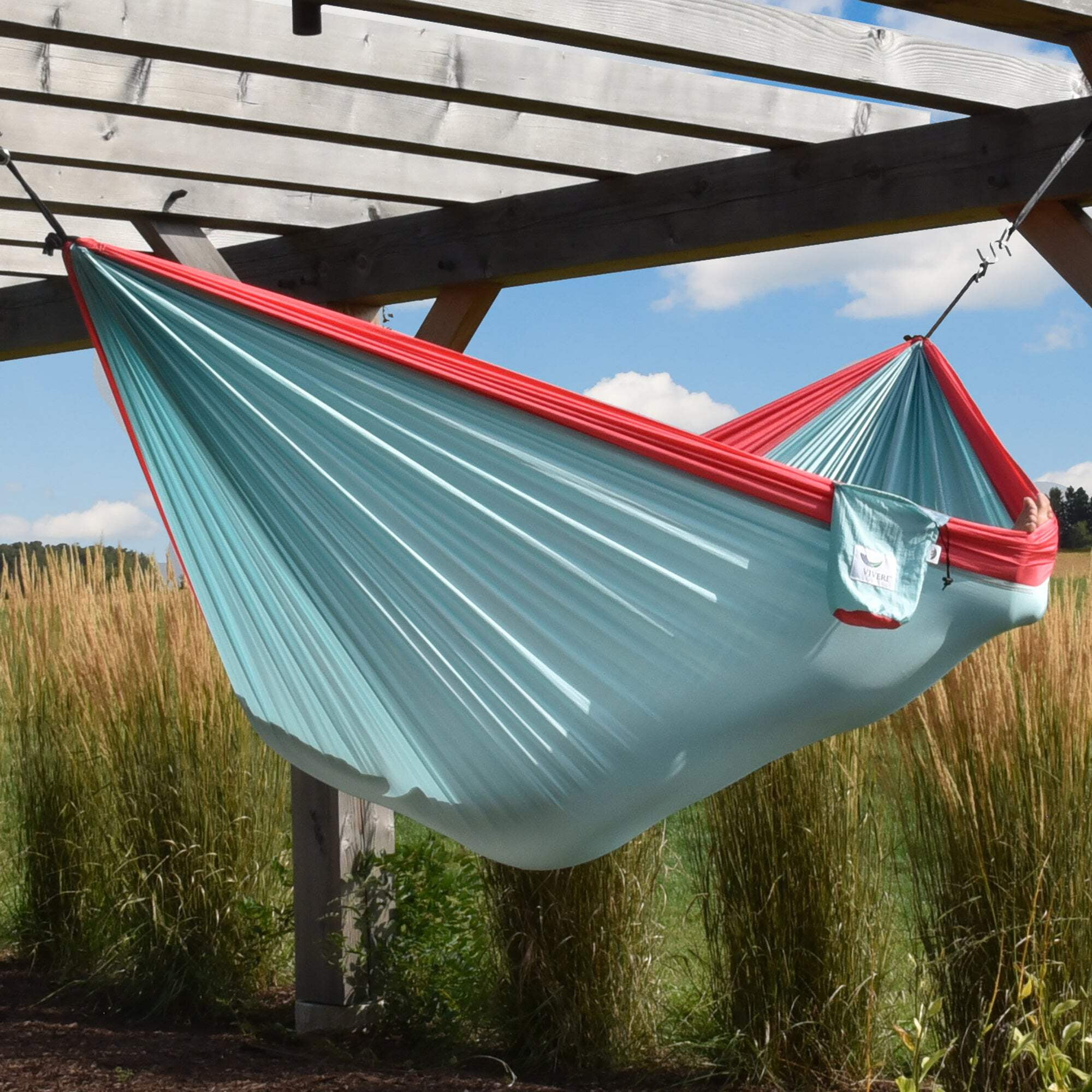 Parachute Hammock - Double (Celeste/Rose)